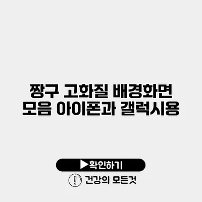 짱구 고화질 배경화면 모음 아이폰과 갤럭시용